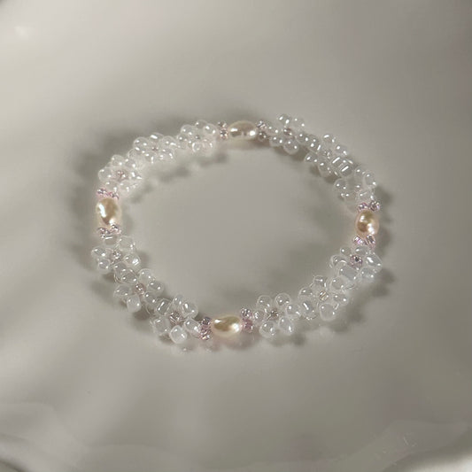 Pearly Flower bracelet