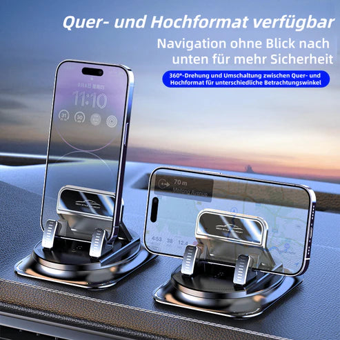 Handyhalterung fürs Auto – 360° drehbar, Dashboard Halter für iPhone und Android