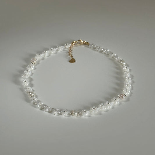 Snowflower necklace