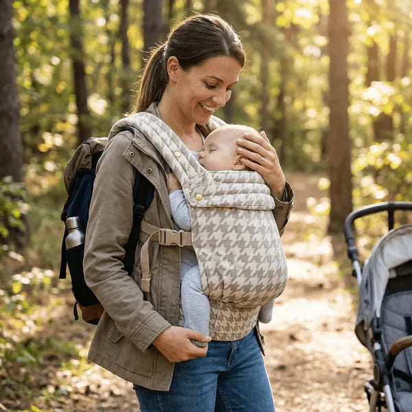 Bonnira Babytrage mit ergonomischer M-Position